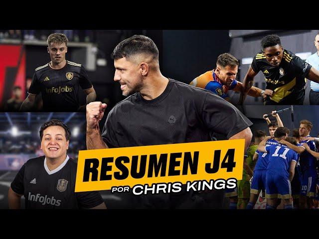 RESUMEN de TODA la JORNADA 4 de la Kings League InfoJobs por Chris Kings