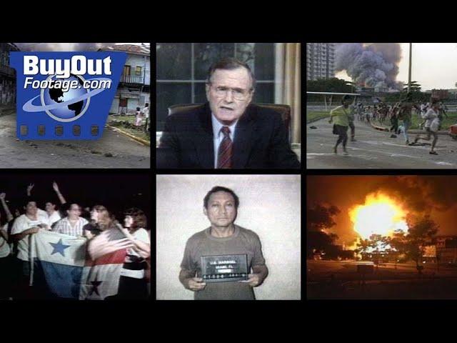 1989 Invasion of Panama: Operation Just Cause Unedited Footage