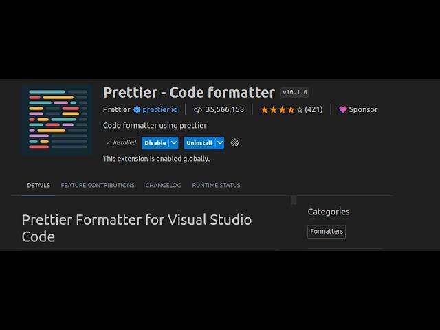 How to use  Prettier in Visual Studio Code -Code Formatting