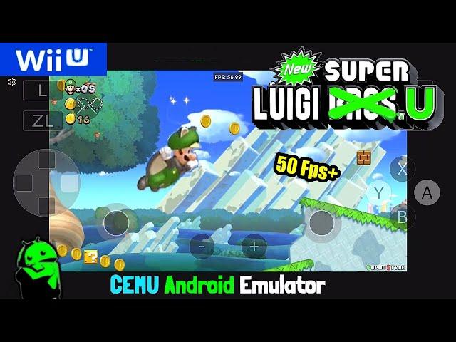 AMAZING!! WII U CEMU ON ANDROID - New Super Luigi U (50 Fps) |FIXED| Android Snapdragon 888 GameTest