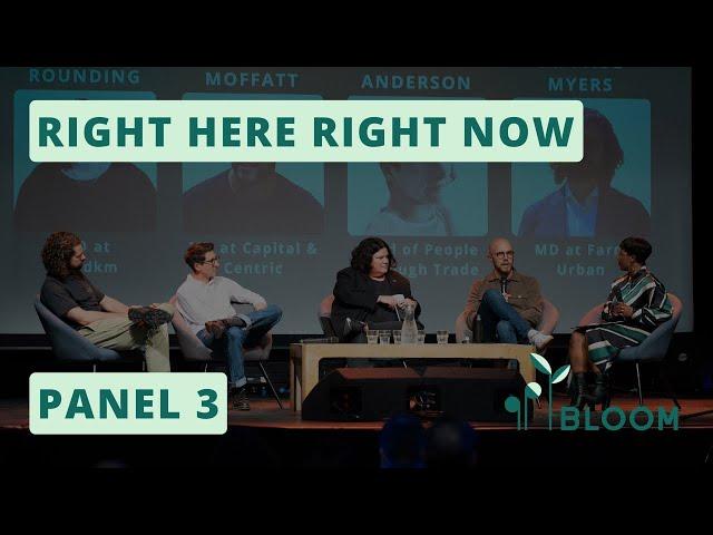 Right Here Right Now - Panel 3 - Bloom 2024