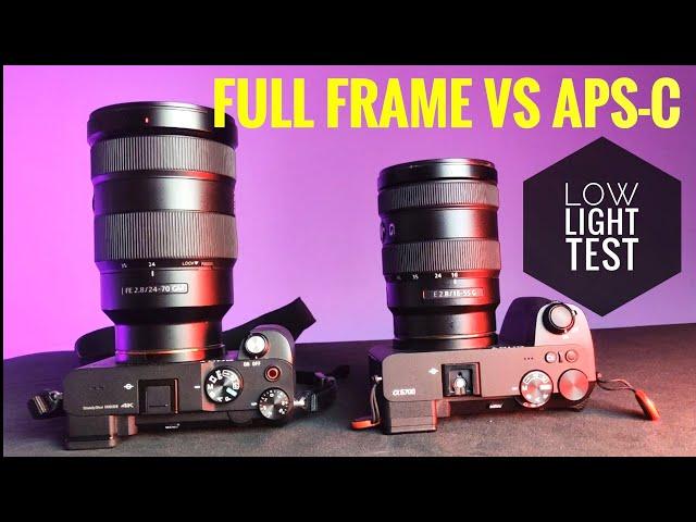 Full Frame VS APS-C. Which one in 2024? Low Light and High ISO, Noise comparison.