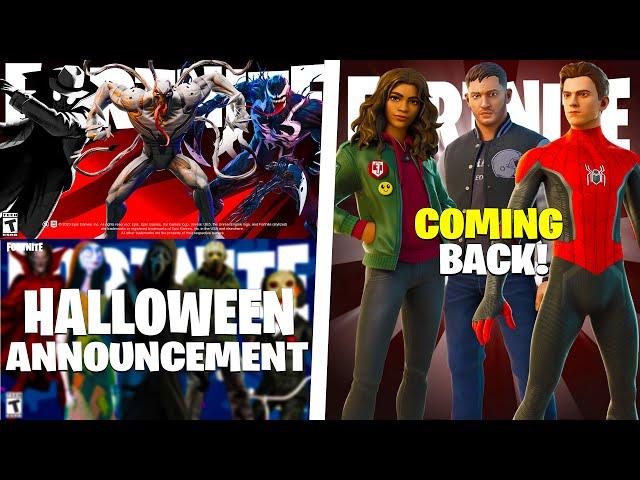 Fortnite NEW Update! (Spiderman VS Venom EVENT, Halloween Collabs)