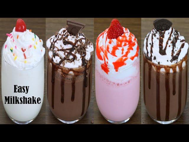 4 Easy Milkshake Recipe