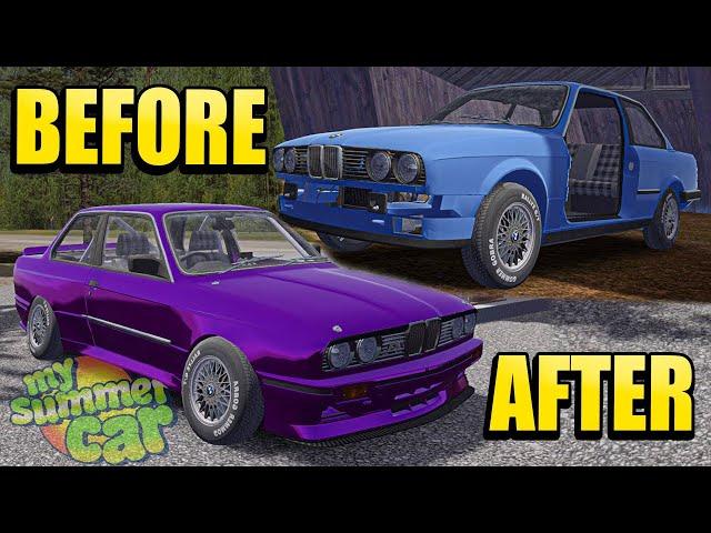 Restoring BMW E30 in My Summer Car