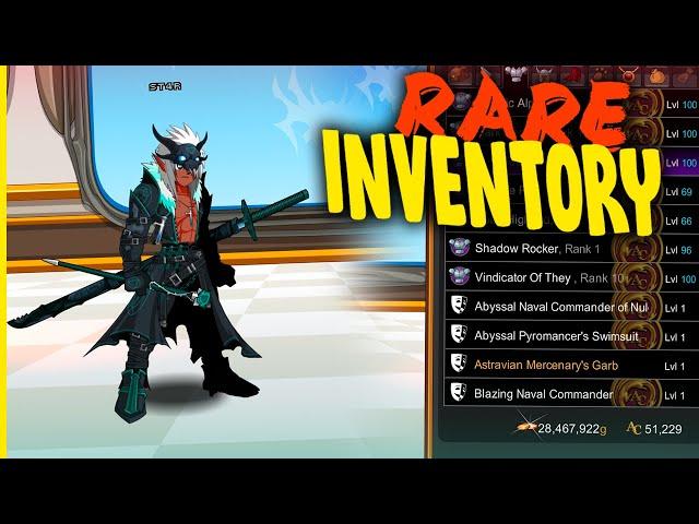 AQW -  St4r Inventory RARE Items Unleashed