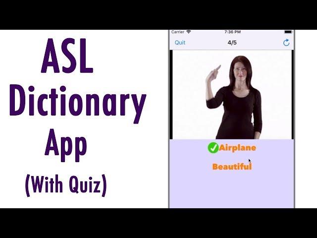 ASL Dictionary App | Baby Sign Language App