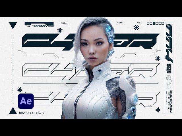 10 Cyberpunk Sci-fi After Effects Motion Graphic Techniques