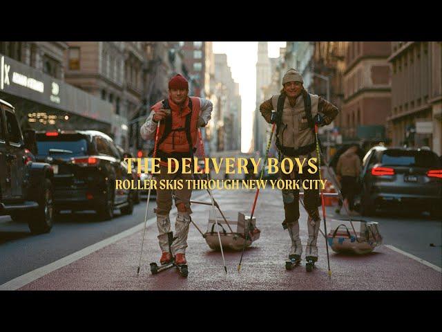 Comeback of The Delivery Boys - On Roller Skis Through New York City