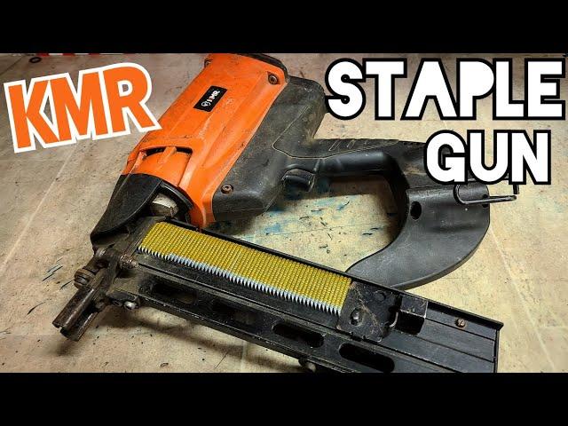 Servicing a KMR gas powered fencing staple Gun.