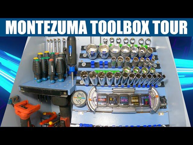 Montezuma toolbox tour with futuristic tools