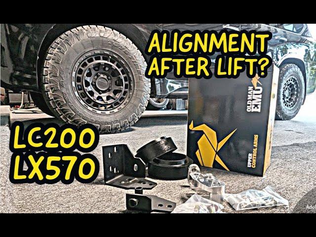 LC200 LX570 Fix Suspension Geometry After Lift Spring Spacers Shock Spacers Panhard Bar Relocation