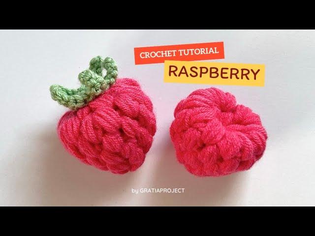 Raspberry Crochet Tutorial | Blueberry | Strawberry Amigurumi | Crochet Puff Stitch