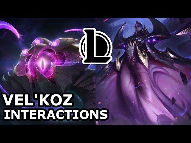 Vel'Koz Interactions with Other Champions | HE IS SEEKING TO KILL BELVETH | League of Legends Quotes