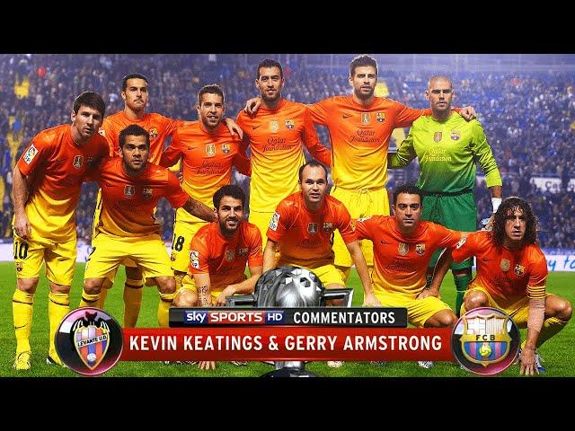 Full Match - Levante vs Barcelona HD English Commentary (Sky Sports) (25/11/2012)