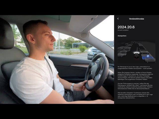 Tesla's neues Vision-Autopark im Test (v2024.20.6)