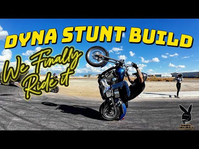 How to Set Up an 05 Harley Davidson Dyna for Stunt Riding | Kruesi Originals Stunt Bike Build