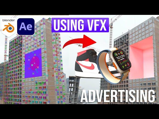 How To Create CGI Ads Using VFX in Blender | Blender VFX Tutorial