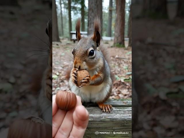 Squirrel Snack Time! ️ #wildlife #squirrel #nature #animals