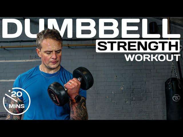 DUMBBELL Full Body Workout for Strength | 20 Minute Workout