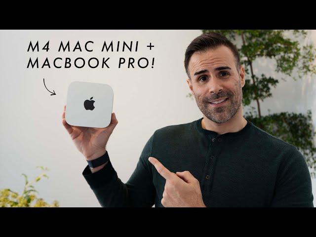 M4 Mac Mini & MacBook Pro Hands-on // Small Size, Massive Performance!