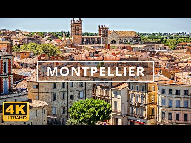 Montpellier, France  | 4K Drone Footage (With Subtitles)