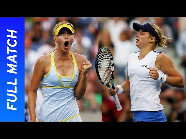 18-year-old Maria Sharapova vs 22-year-old Kim Clijsters | US Open 2005 Semifinal