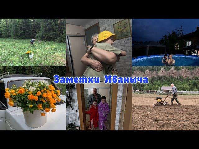 Лето в деревне: лучший подарочек на день рождения и траве - бой