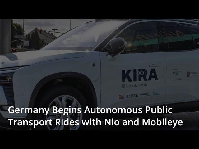 Nio Huge Breaking News Mobileye Granted Permission For Robo Taxi Using Nio Vehicles #nio
