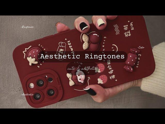 Cute & Aesthetic Ringtones | With Links!