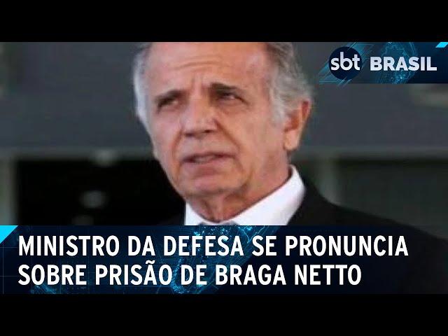 Múcio diz que prisão de Braga Netto gerou constrangimento nas Forças Armadas | SBT Brasil (17/12/24)