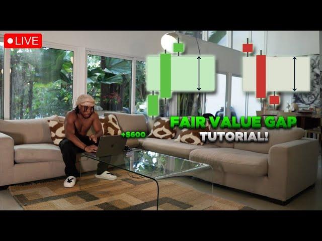 How I Make $600/Day Using FVGs (Live Trade + Tutorial)