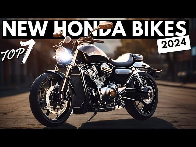 Top 7 NEW Honda Motorcycles For 2024