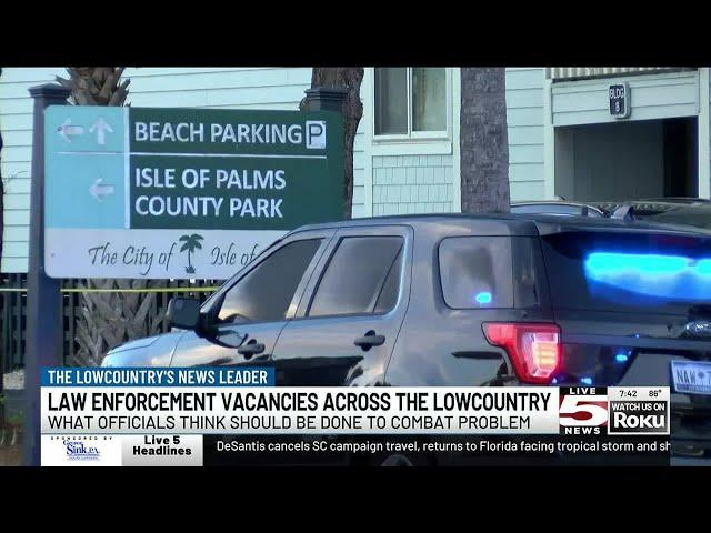 VIDEO: Report shows law enforcement vacancies throughout the Lowcountry