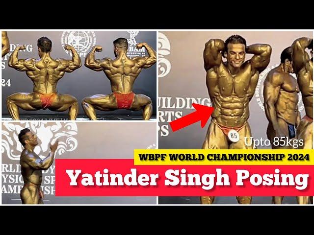 LIVE Yatinder Singh Complete Posing - WBPF IBBF MR WORLD Bodybuilding Championship 2024, Maldives