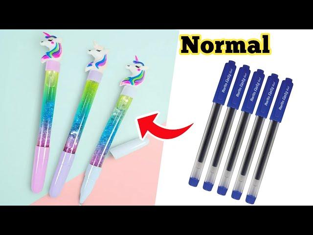 How to make liquid glitter pen | how to make glitter pen | diy glitter pen | diy lava pen | lava pen