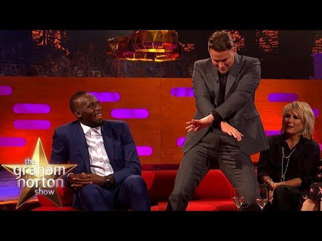 Channing Tatum Teaches Usain Bolt a New Dance Move | The Graham Norton Show