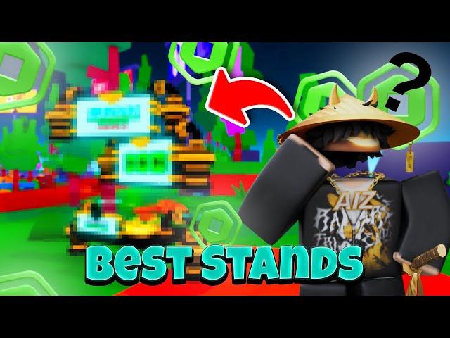 These Are The Best Stands To Gain ROBUX In PLS DONATE... | Roblox