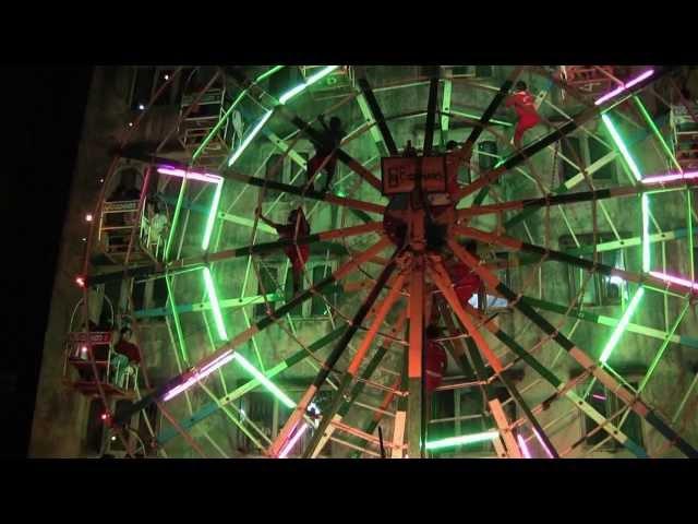 Amazing Ferris wheel in Yangon, Myanmar (Burma)