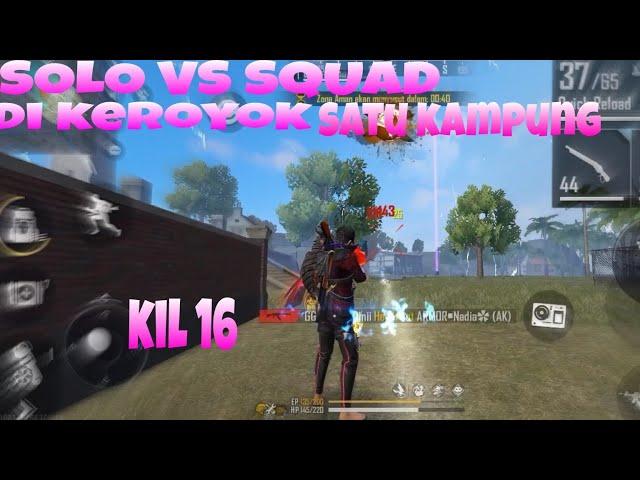 SOLO VS SQUAD DI BERMUDA || JADI ORANG KETIGA? || 16 KILL!!