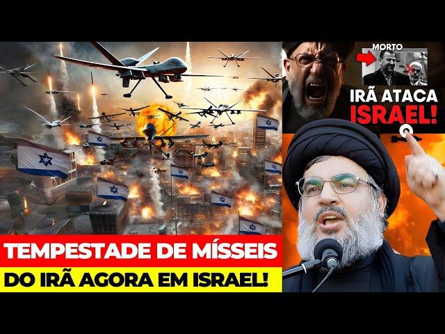 ALERTA MÁXIMO: Tempestade de Mísseis do Hezbollah Inicia Crise! F-35 de Israel Prontos a Só 100 Km!