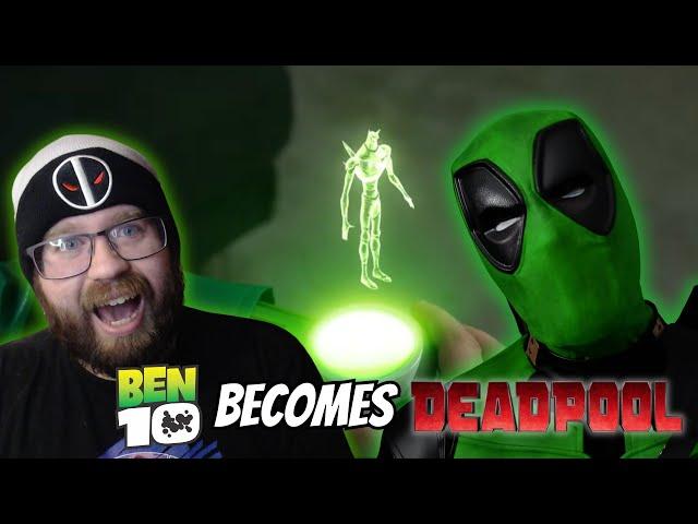 Ben 10 Transforms into DEADPOOL! REACTION!!!