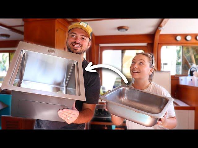 Galley Renovations Begin! + A Message On Our Why | 1985 36-Foot Marine Trader Europa Great Loop Prep