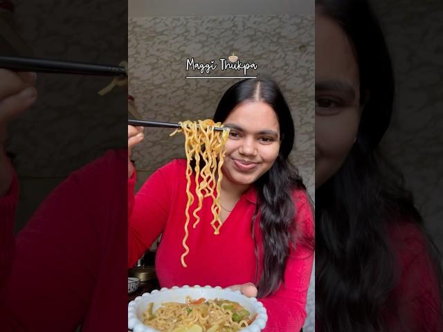 Maggi Thukpa️ Winters ka perfect comfort food️ #maggi #maggirecipe #thukpa #soupynoodles