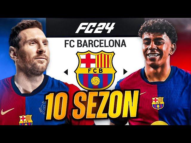 10 SEZON BOYUNCA BARCELONAYI YÖNETTİM ! EA FC 24 BARCELONA REBUİLD