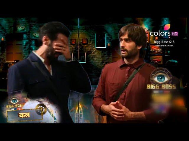 Bigg Boss 18 Promo 27 Nov Karanveer Quits BB Crying badly today Episode Vivian Eisha Avinash Won