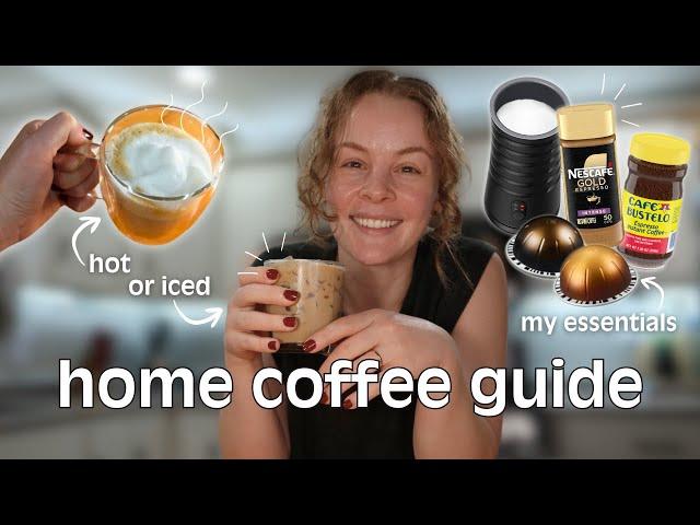 My EVERY DAY Coffee Routine (how to make perfect lattes at home) 