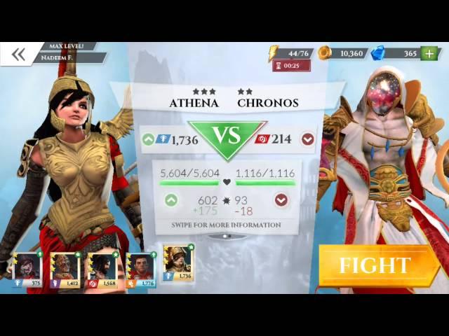 GODS OF ROME Fight Chronosh