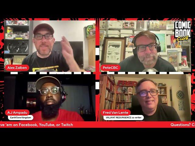 Comic Book Club: Erica Schultz, Darick Robertson, Fred Van Lente, And AJ Ampadu