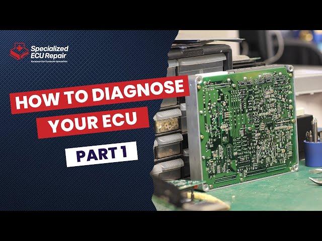 How to Diagnose your ECU - Part 1